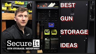 Gun Safe and gun storage  CradleGrid Tech by SecureIt [upl. by Grand731]