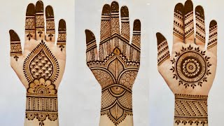 Top 3 Beautiful Front hand Mehndi design  Easy amp Simple Mehndi design Mehandi Design Mehendi 2024 [upl. by Larrisa195]