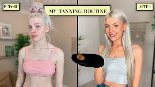 MY SELF TANNER ROUTINE FOR PALE SKIN  HOW TO GET THE PERFECT TAN  EASY TIPS amp TRICKS [upl. by Adali]