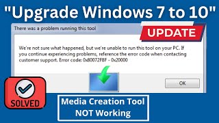 Solved Media Creation Tool Error 0x80072F8F–0x20000 in Windows 7  Upgrade Windows 7 to Windows 10 [upl. by Maleeny]