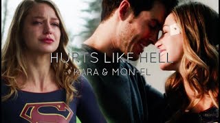 Kara amp MonEl  Hurts Like Hell 3x07 [upl. by Glaab100]