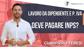 Un Lavoratore Dipendente con partita IVA deve pagare i Contributi INPS [upl. by Akinit]