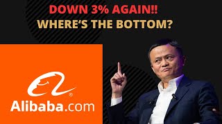 WOW Alibaba BABA Stock DOWN 3 AGAIN WHERES THE BOTTOM [upl. by Adela]