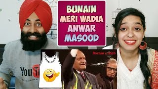 Indian Reaction on Bunain Meri wadhia  Anwar Masoods Best ft PunjabiReel TV [upl. by Inilahs90]