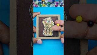 Thanos Infinity Gauntlet Amazing Cardboard Game Puzzle Gameplay [upl. by Ahpla279]