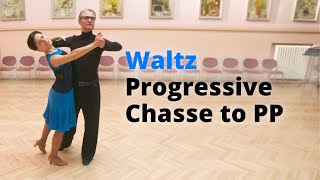 Waltz Dance Lesson  Progressive Chasse to Promenade Position [upl. by Nyved]