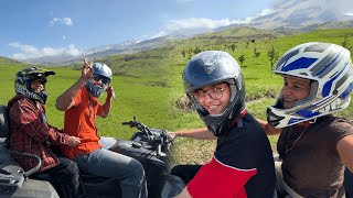 Nischay Aur Abhishek ki Bike race on last day in Shahdag  competition [upl. by Alleber]