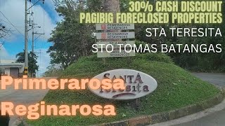 EP 55 UPDATES SA PRIMERA ROSA AT REGINA ROSA STO TOMAS BATANGAS DUPLEX 30�SH DISCOUNT [upl. by Iiette449]