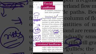 Fluvial Landforms Erosional Process upsc shorts viral [upl. by Mutz]