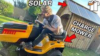 EV Mower Conversion with Solar Charging Station [upl. by Evol143]