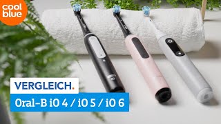 OralB iO 4 iO 5 iO 6 Zahnbürsten  Vergleich [upl. by Donetta]