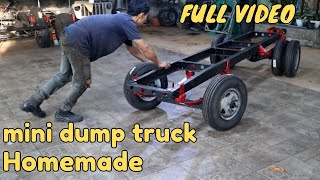 ORANG INI MEMBUAT MINI DUMP TRUCK HOMEMADE PROSES DARI NOL SAMPAI JADI [upl. by Noteloc]