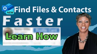 New Outlook The FASTEST Way to Find Files or What You Need [upl. by Wilone]