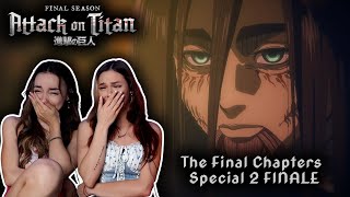 THE END 💔 Attack on Titan  The Final Chapters  Special 2 FINALE REACTION [upl. by Anij107]