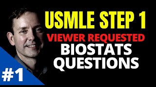 USMLE STEP 1 VIEWER REQUESTED BIOSTATS QUESTIONS Thank you Devika [upl. by Ahsinel813]