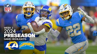 Los Angeles Rams vs Los Angeles Chargers  2024 Preseason Week 2 Game Highlights [upl. by Nerte171]