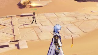 DO NOT KILL THIS NPC  Eremites Secret Hideout In The Desert Unlock  Genshin Impact [upl. by Nylirehc]