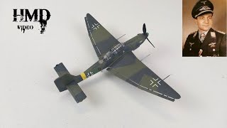 Junkers Ju 87D5 Stuka Luftwaffe HansUlrich Rudel Russia 1944 Dragon Wings 172 Diecast Model [upl. by Putnam]