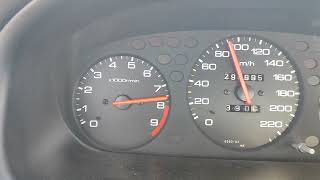 Honda Civic Ek4VTI B16A2 insideroll on acceleration8500 rpm [upl. by Ahsiekit619]