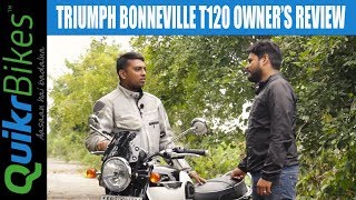 Triumph Bonneville T120 LongTerm Ownership Review [upl. by Namie]