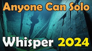 Anyone can solo the whisper mission in Destiny 2 in 2024 [upl. by Enerahs]