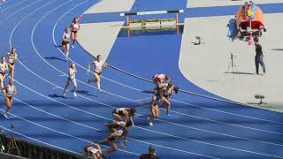 Deutsche Meisterschaften Leichtathletik 4x100 m TSV SCHOTT Mainz 4k [upl. by Eirrej976]