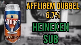 Affligem dubbel 67  Heineken Sub  review No 1663 [upl. by Wendall]