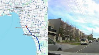 DASH CAM AUSTRALIA MELBOURNE Driving from SEAFORD TO HIGHETT [upl. by Ayhay]