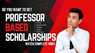 How to get Professor Based Scholarships  Complete Process  How to write email [upl. by Humfrey]