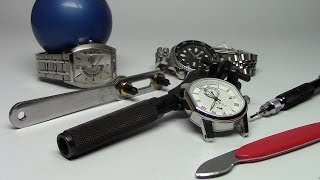 How to remove the back of a watch  Watch and Learn 22 [upl. by Suoivatram162]