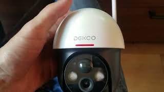 DEKCO DC9L Security Camera WiFi [upl. by Mit741]