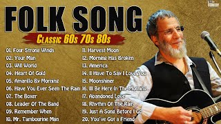 Best Folk Songs Of All Time💎 Neil Young Peter Paul and Mary Simon amp Garfunkel James Taylor [upl. by Hinch654]