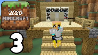 MiniCraft 2020  Survival Gameplay part 3  Survival House  GBabs [upl. by Suhcnip]