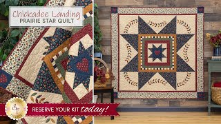 Introducing Prairie Star Quilt  RESERVE Now at Shabby Fabrics [upl. by Politi]