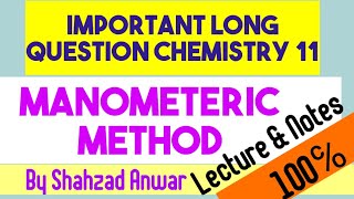 Shahzadanwar LIQUIDS MeasurementOF VAPOUR PRESSURE OF A LIQUID  MANOMETRIC METHOD [upl. by Itsyrk]