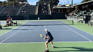 Nishesh Basavareddy Stanford vs Edward Winter Pepperdine [upl. by Nellad]