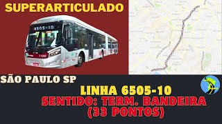 Ônibus São Paulo SP Brasil  Linha 650510 Terminal Guarapiranga  Terminal Bandeira [upl. by Jeunesse]