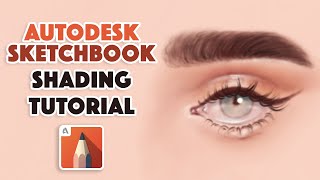 Autodesk Sketchbook Shading Tutorial For Beginners  Autodesk Sketchbook Tutorial [upl. by Titania]