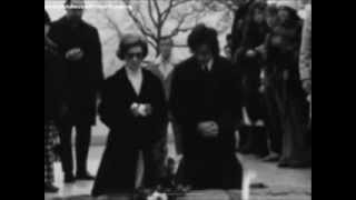 November 22 1972  Janet Lee Bouvier Auchincloss at the grave of President John F Kennedy [upl. by Annazor]