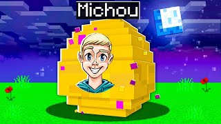 MICHOU Devient Un BLOCK Dans MINECRAFT [upl. by Bernadette24]