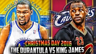 The Best Christmas Present EVER  LeBron James Vs Kevin Durant Cavaliers Vs Warriors 2016 [upl. by Emerson]