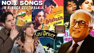 The Past of Indian Music Latinos React to No 1 Song in Binaca Geetmala from each year 19532000 [upl. by Atteloc482]