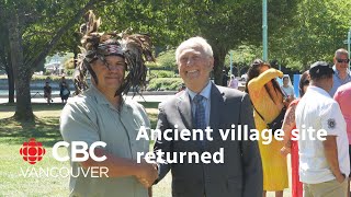 BC to return downtown Nanaimo village site to Snuneymuxw [upl. by Hardy839]