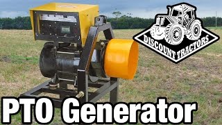 🚜 Discount Implements  12kW PTO Generator Demonstration [upl. by Yeuh]