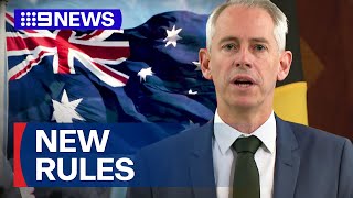 Immigration minister signs new order to deport foreignborn criminals  9 News Australia [upl. by Eiro]