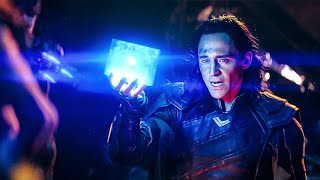 Thanos demands that Loki hand over the Tesseract threatening to kill Thor  Avengers Infinity War [upl. by Ordep147]