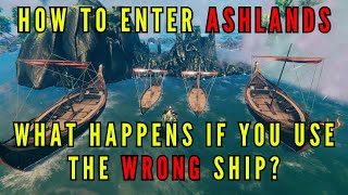 Valheim Ashlands  What happens if you use the wrong ship to get there [upl. by Garth]