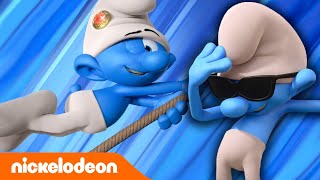 The Smurfs  Bisakah Smurf Kikuk Jadi Penyelamat  Nickelodeon Bahasa [upl. by Nyrmac]