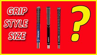 Choosing Golf Grips And How To Establish The Correct Size [upl. by Epuladaugairam]