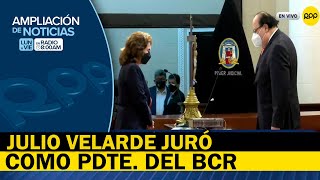 Julio Velarde juró nuevamente como presidente del BCR [upl. by Troxell]